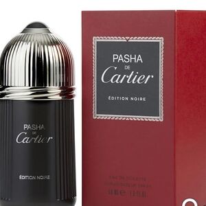 Cartier Pasha Édition Noire Fragrance with Black and Silver Design